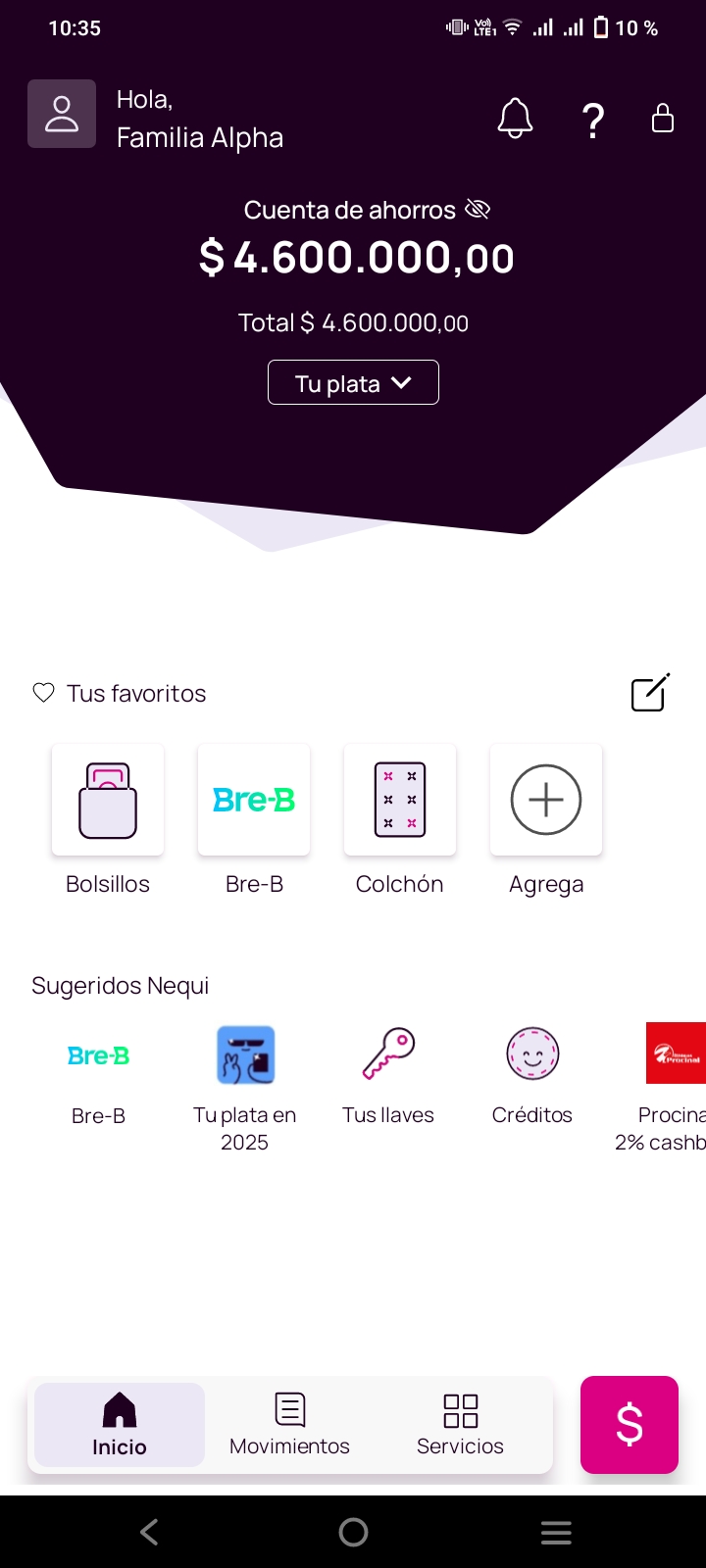 Pantalla Principal